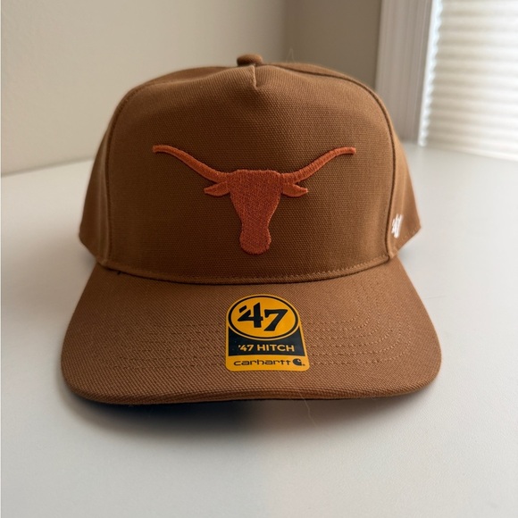 Carhartt Other - Carhartt Brown Cap with Orange Texas Longhorns 47 hitch cap
